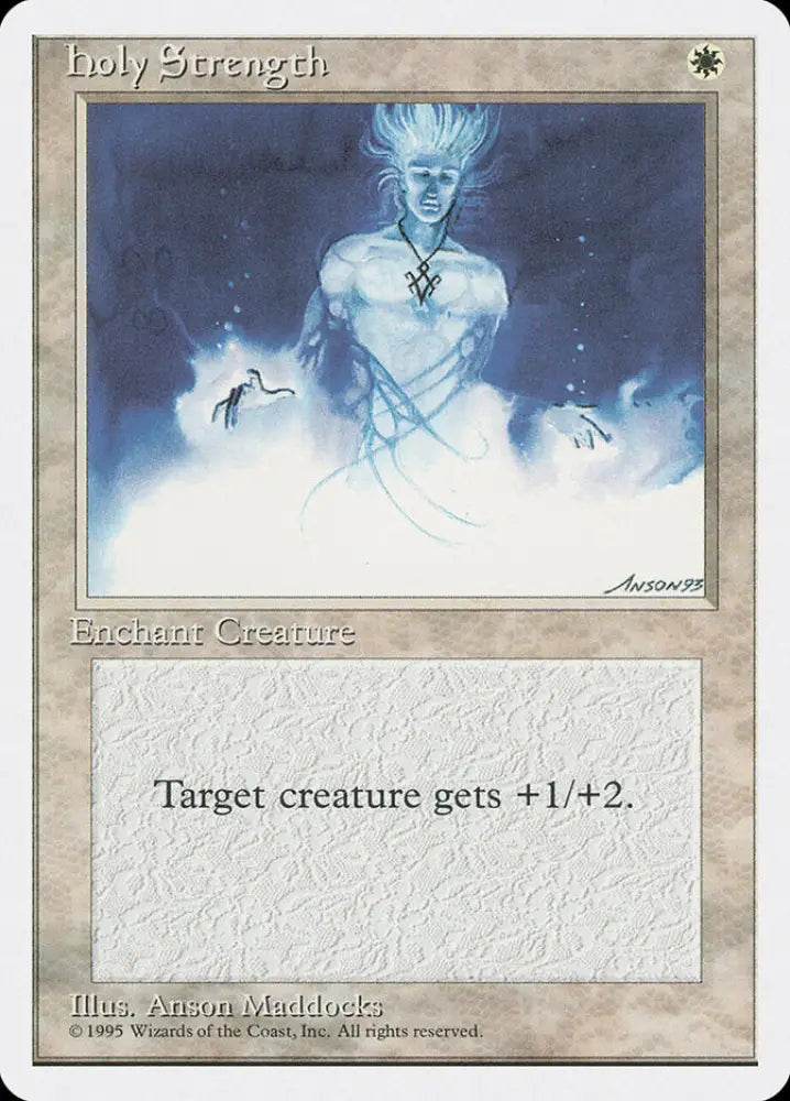 Holy Strength [Fourth Edition] - MTG Single