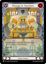 Homage to Ancestors // Inner Chi [LGS283] (Promo) Rainbow Foil - Flesh And Blood Single