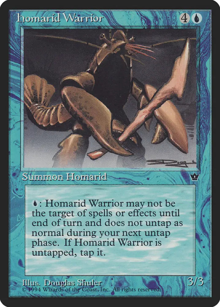 Homarid Warrior (Douglas Shuler) [Fallen Empires] - MTG Single