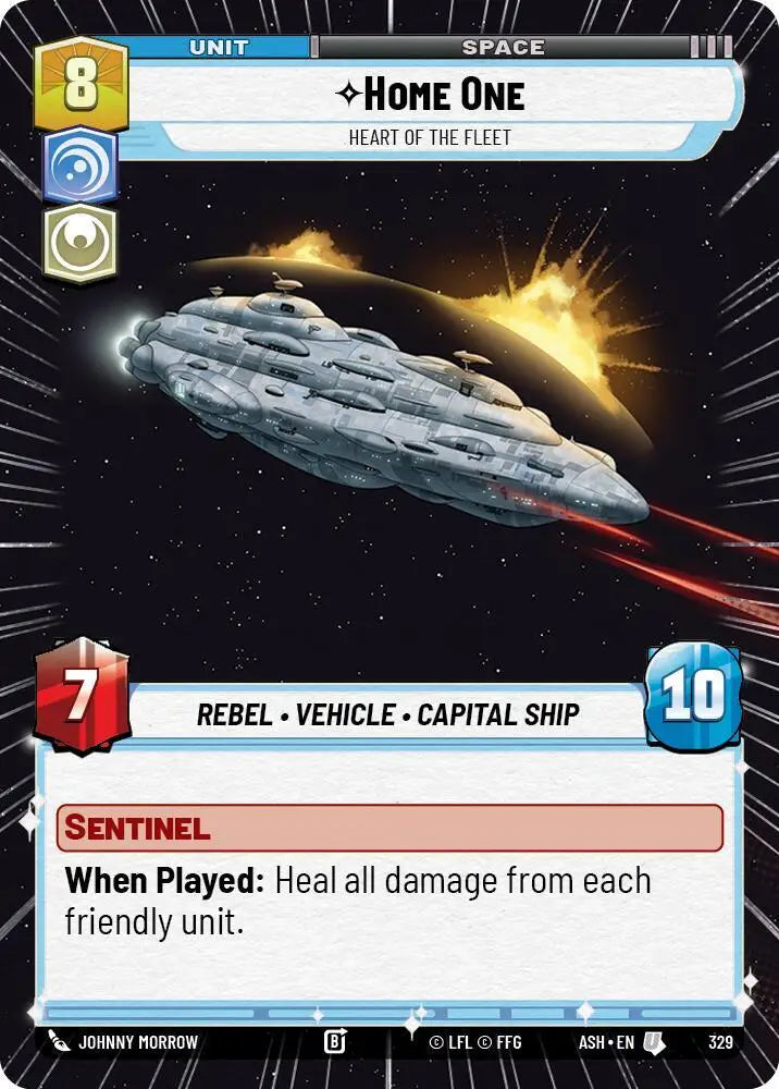 Home One - Heart of the Fleet (Hyperspace) (329) [Ashes of the Empire]