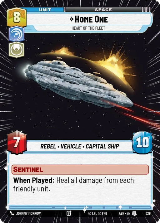 Home One - Heart of the Fleet (Hyperspace) (329) [Ashes of the Empire]