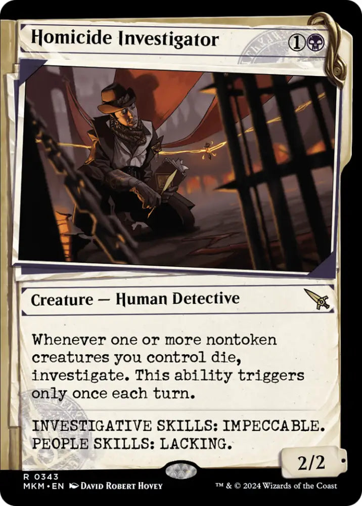 Homicide Investigator (Showcase) [Murders at Karlov Manor] - MTG Single