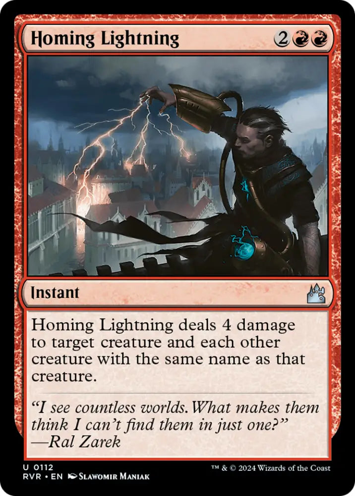 Homing Lightning [Ravnica Remastered] - MTG Single