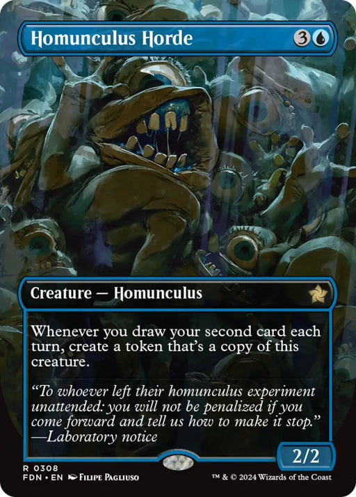 Homunculus Horde (Borderless) [Foundations] - MTG Single