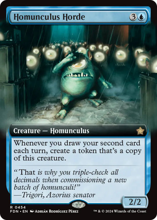 Homunculus Horde (Extended Art) [Foundations] - MTG Single