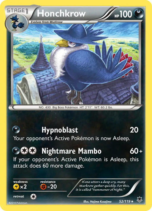 Honchkrow (52/119) [XY: Phantom Forces] - Pokemon Single