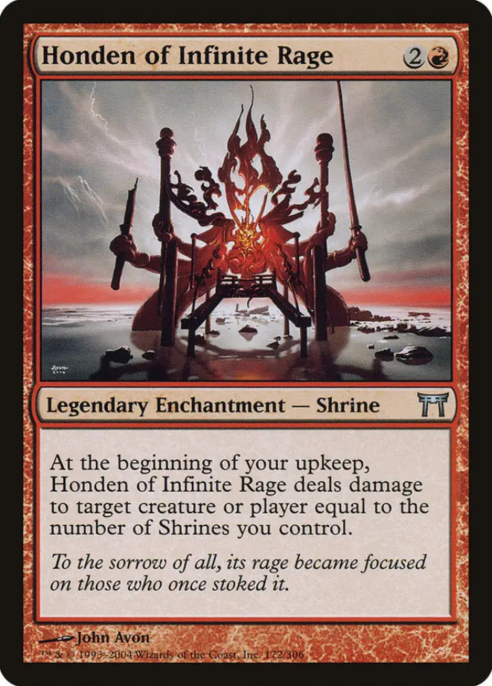 Honden of Infinite Rage [Champions of Kamigawa] - MTG Single