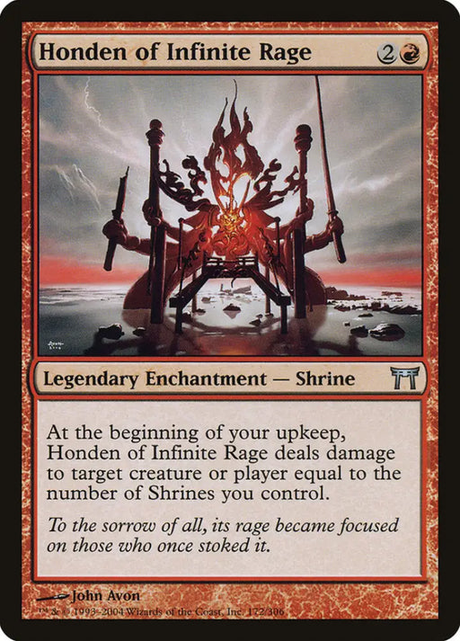 Honden of Infinite Rage [Champions of Kamigawa] - MTG Single