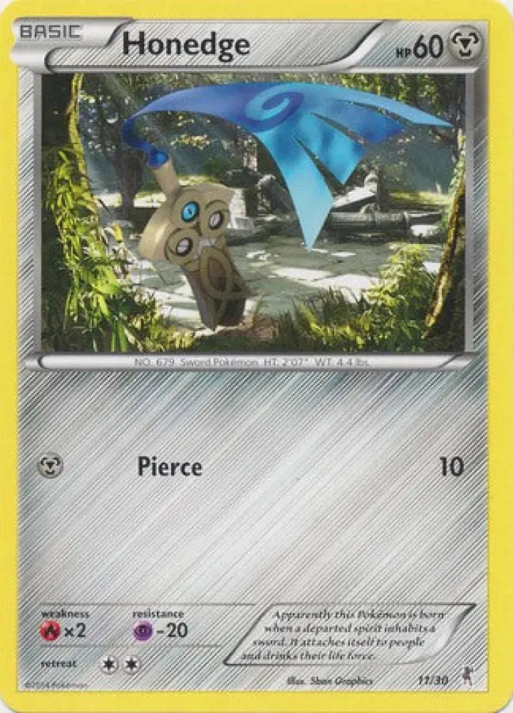 Honedge (11/30) [XY: Trainer Kit 1 - Bisharp] - Pokemon Single