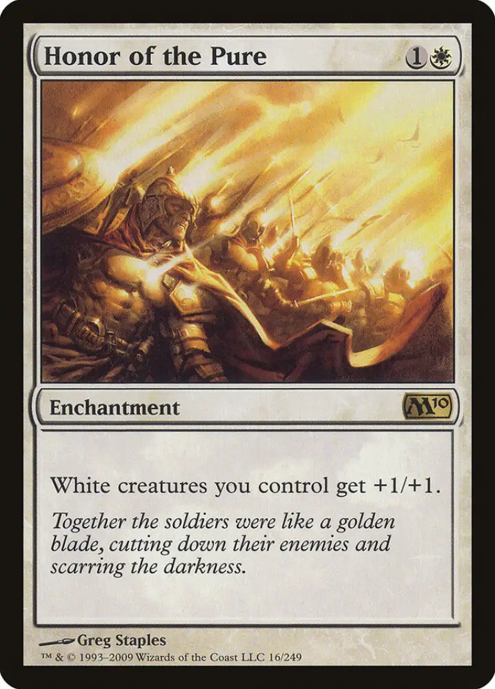 Honor of the Pure [Magic 2010] - MTG Single