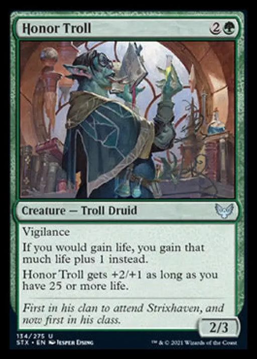 Honor Troll [Strixhaven: School of Mages] - MTG Single