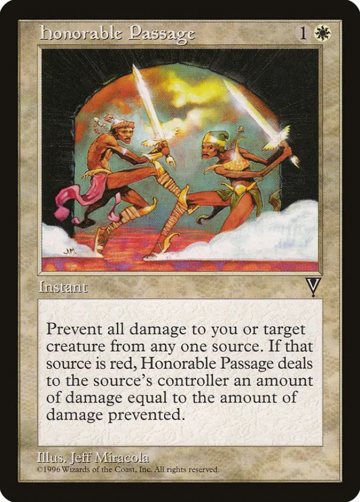 Honorable Passage [Visions] - MTG Single