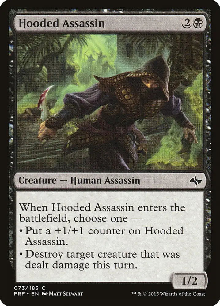 Hooded Assassin [Fate Reforged] - MTG Single