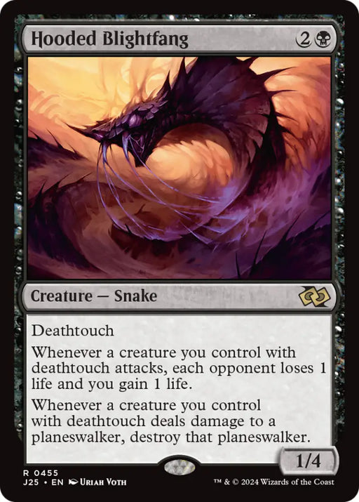 Hooded Blightfang [Foundations Jumpstart] - MTG Single