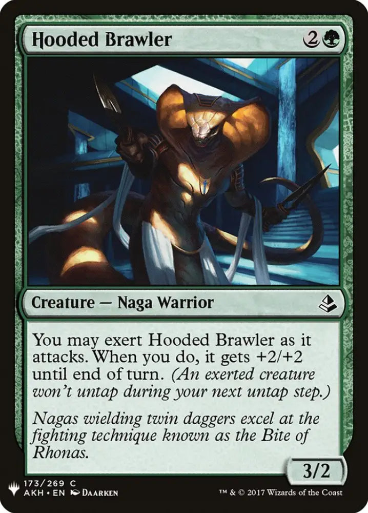 Hooded Brawler [Mystery Booster] - MTG Single