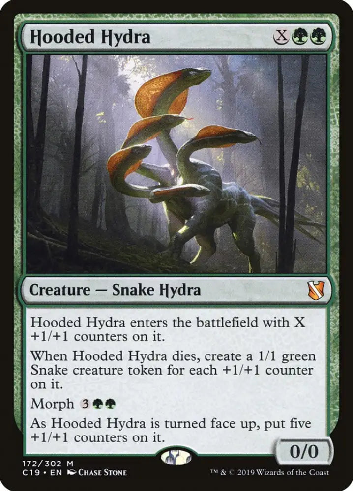 Hooded Hydra [Commander 2019] - MTG Single