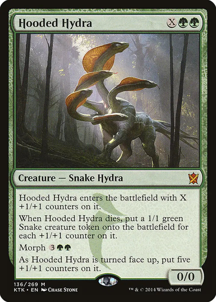 Hooded Hydra [Khans of Tarkir] - MTG Single