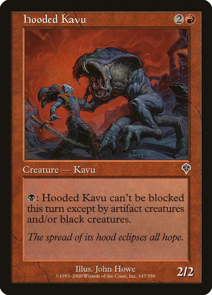 Hooded Kavu [Invasion] - MTG Single