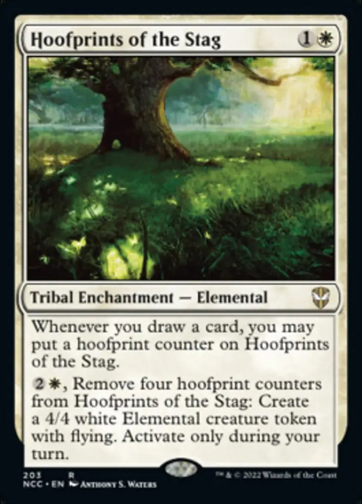 Hoofprints of the Stag [Streets of New Capenna Commander] - MTG Single