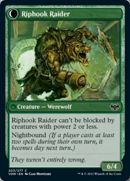 Hookhand Mariner // Riphook Raider [Innistrad: Crimson Vow] - MTG Single