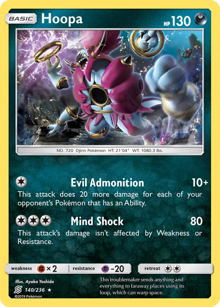 Hoopa (140/236) [Sun & Moon: Unified Minds] - Pokemon Single