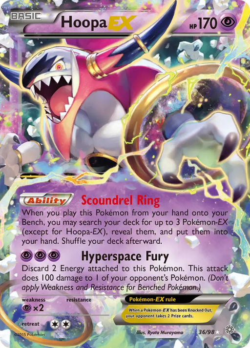 Hoopa EX (36/98) [XY: Ancient Origins] - Pokemon Single