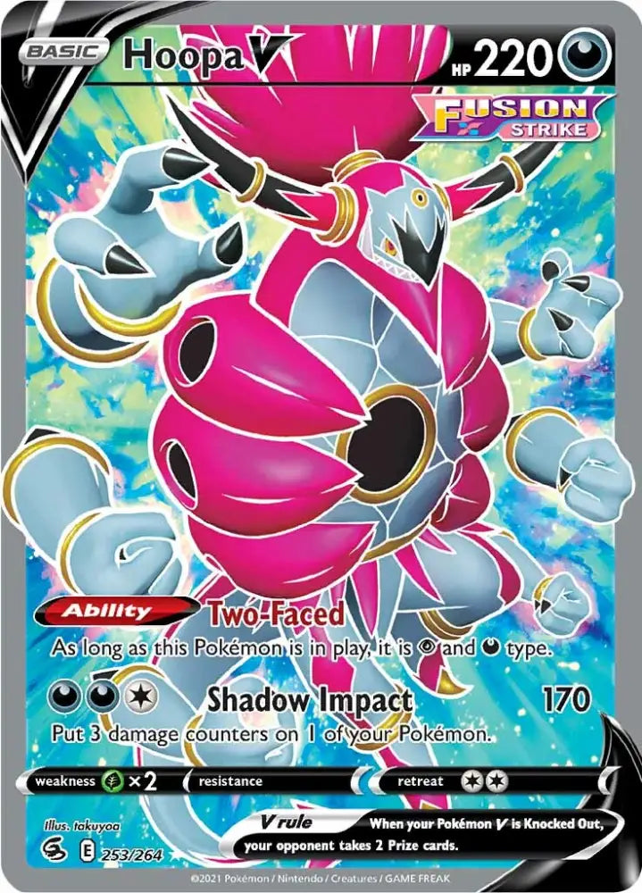 Hoopa V (253/264) [Sword & Shield: Fusion Strike] - Pokemon Single