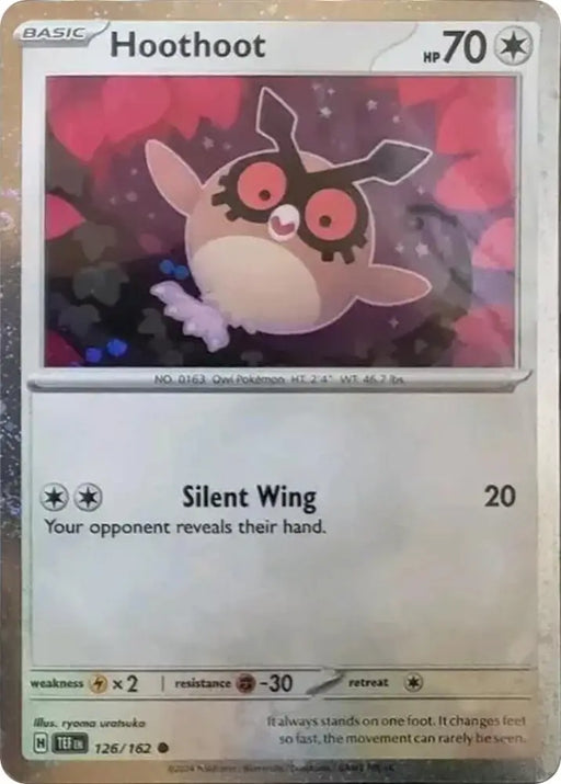 Hoothoot (126/162) (Cosmos Holo) [Scarlet & Violet: Black Star Promos] - Pokemon Single