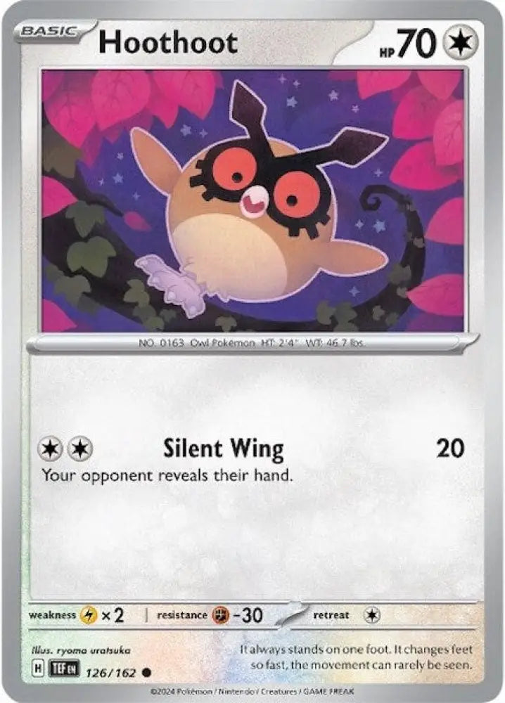 Hoothoot (126/162) [Scarlet & Violet: Temporal Forces] - Pokemon Single