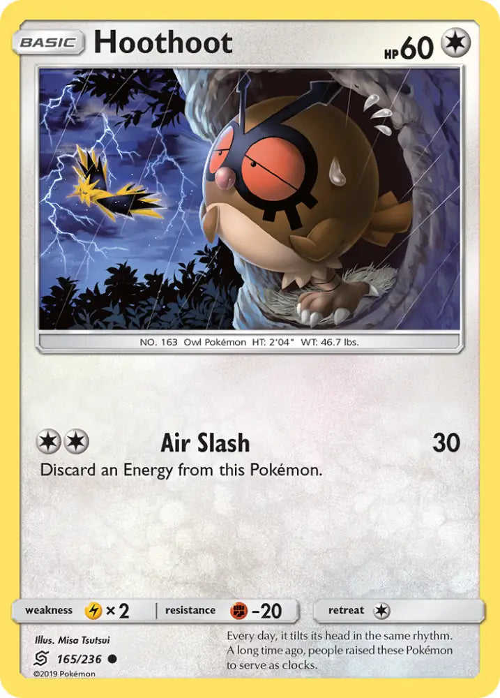 Hoothoot (165/236) [Sun & Moon: Unified Minds] - Pokemon Single