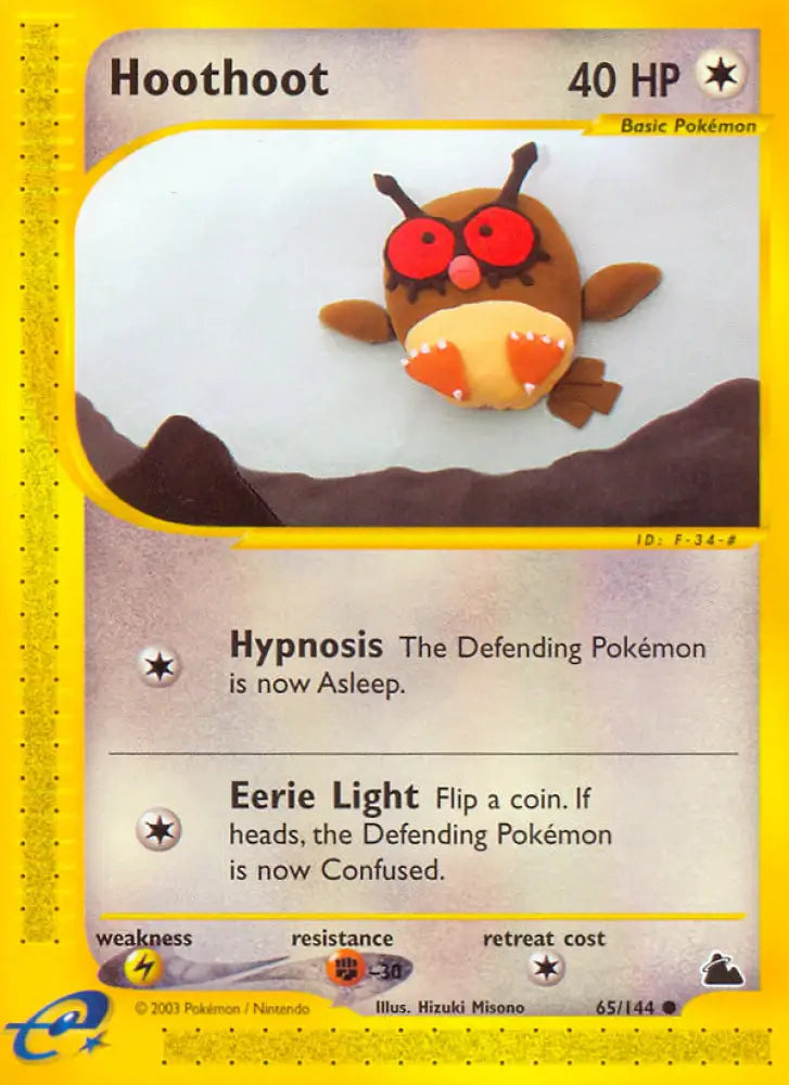 Hoothoot (65/144) [Skyridge] - Pokemon Single