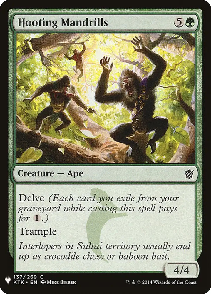 Hooting Mandrills [Mystery Booster] - MTG Single