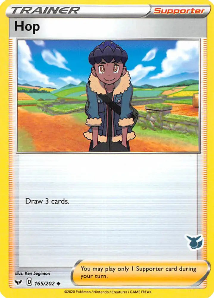 Hop (165/202) (Eevee Deck) [Battle Academy 2022] - Pokemon Single
