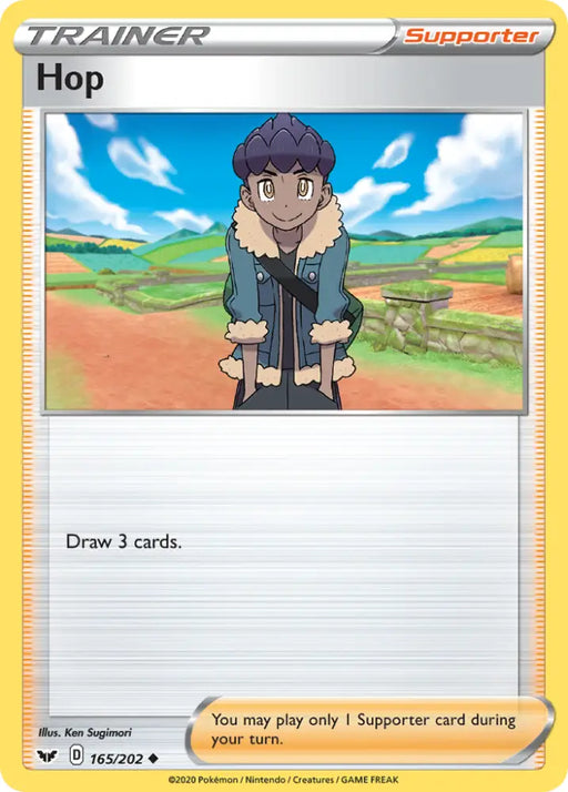 Hop (165/202) [Sword & Shield: Base Set] - Pokemon Single