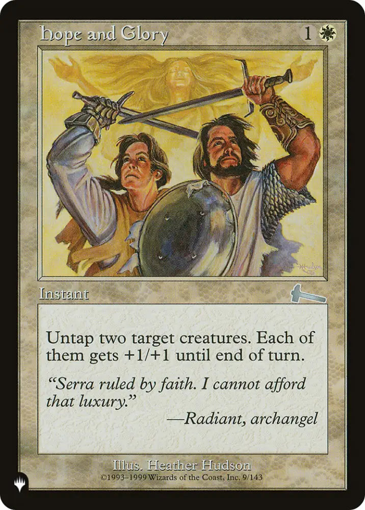 Hope and Glory [The List] - MTG Single