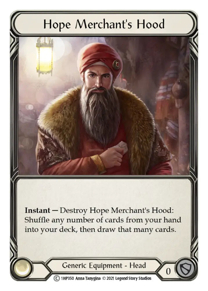 Hope Merchant’s Hood [1HP350] (History Pack 1) - Flesh And Blood Single