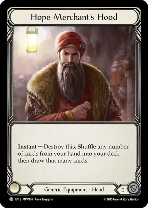 Hope Merchant's Hood (MPW136) [Mastery Pack Warrior]