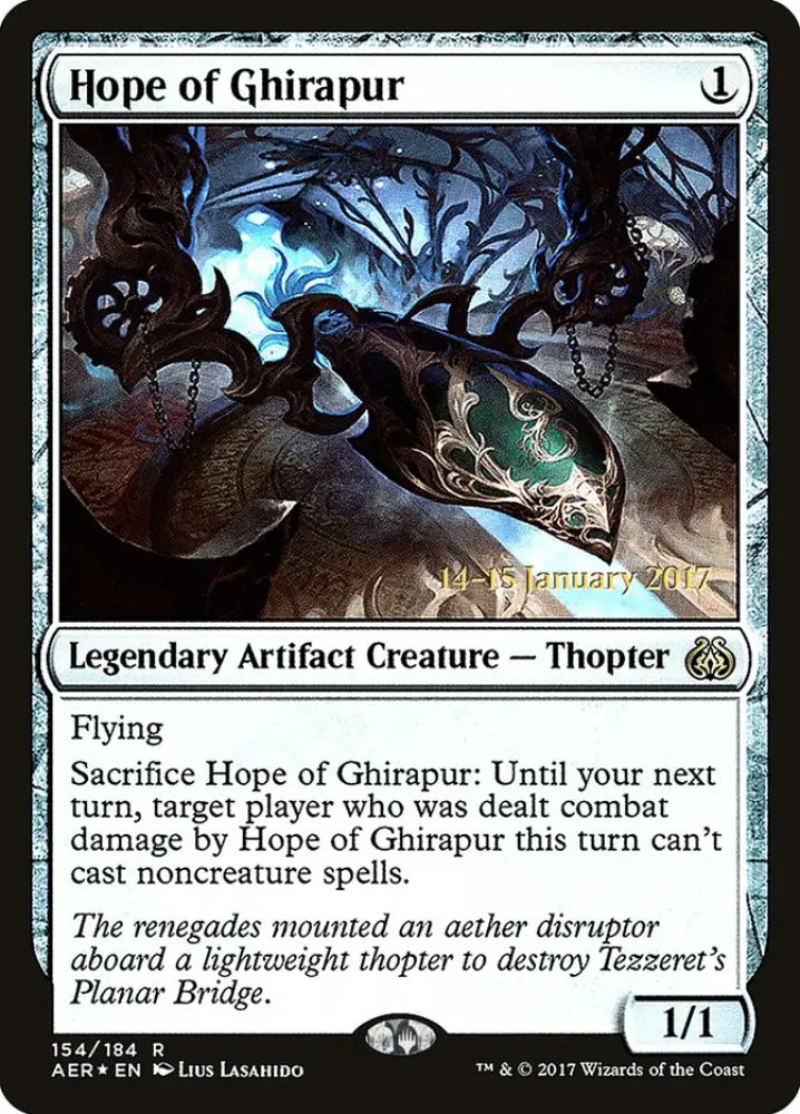Hope of Ghirapur [Aether Revolt Prerelease Promos] - MTG Single
