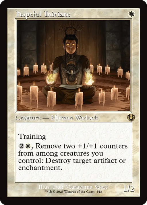 Hopeful Initiate (Retro Frame) [Innistrad Remastered] - MTG Single