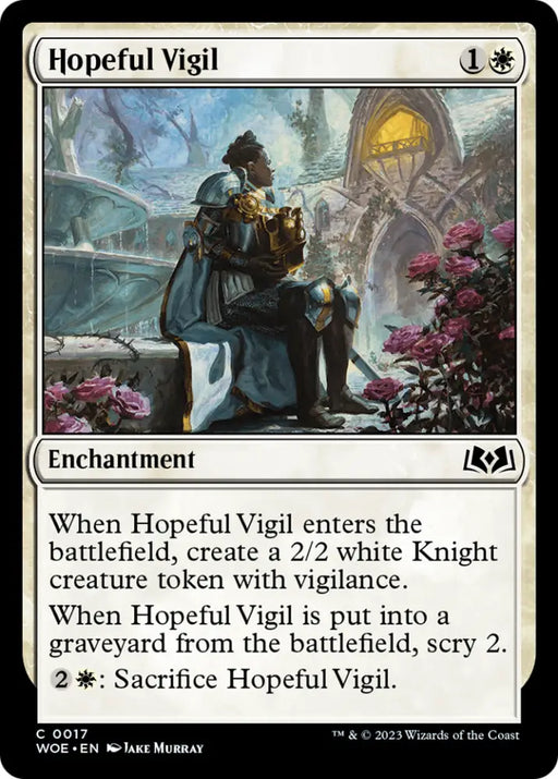 Hopeful Vigil [Wilds of Eldraine] - MTG Single