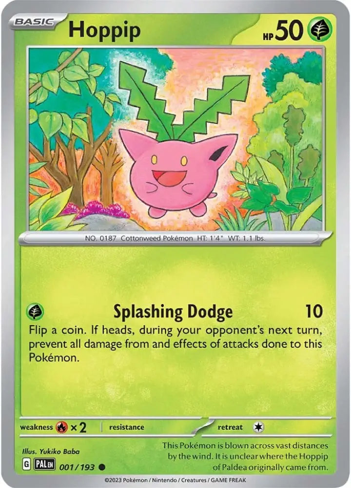 Hoppip (001/193) [Scarlet & Violet: Paldea Evolved] - Pokemon Single