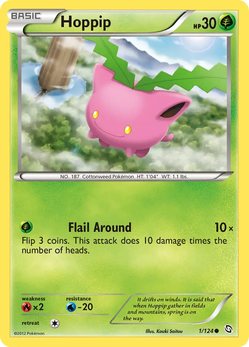 Hoppip (1/124) [Black & White: Dragons Exalted] - Pokemon Single