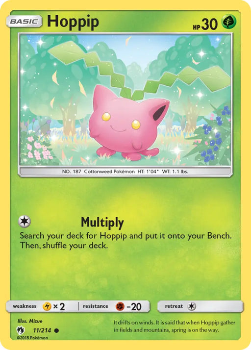 Hoppip (11/214) [Sun & Moon: Lost Thunder] - Pokemon Single