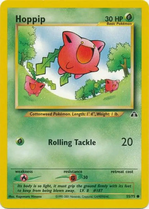 Hoppip (55/75) [Neo Discovery Unlimited] - Pokemon Single