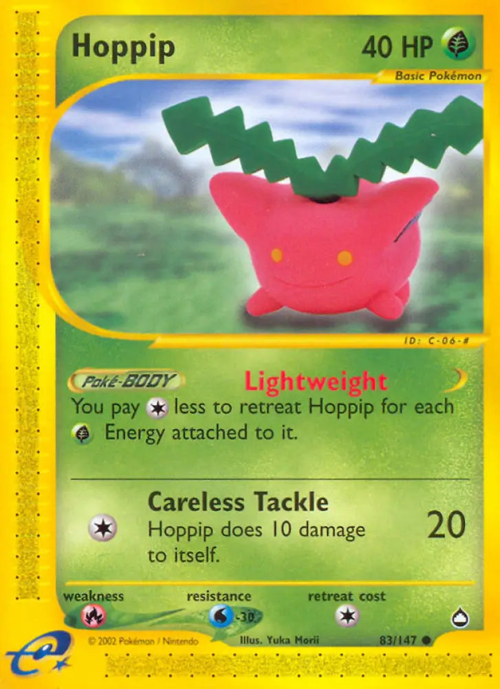 Hoppip (83/147) [Aquapolis] - Pokemon Single