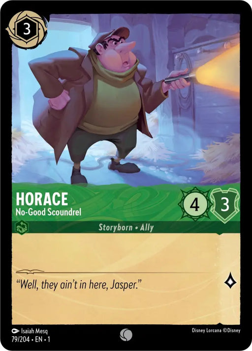 Horace - No-Good Scoundrel (79/204) [The First Chapter] - Lorcana Single