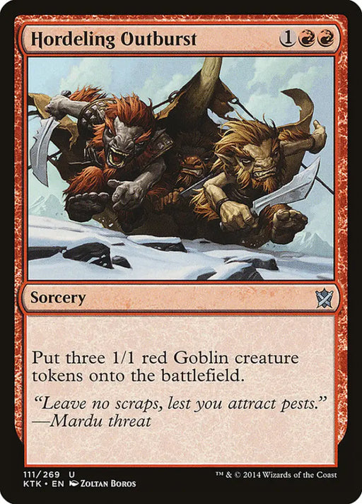 Hordeling Outburst [Khans of Tarkir] - MTG Single