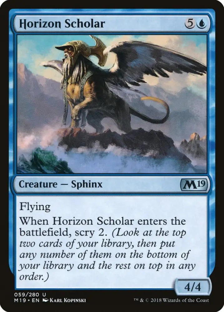 Horizon Scholar [Core Set 2019] - MTG Single