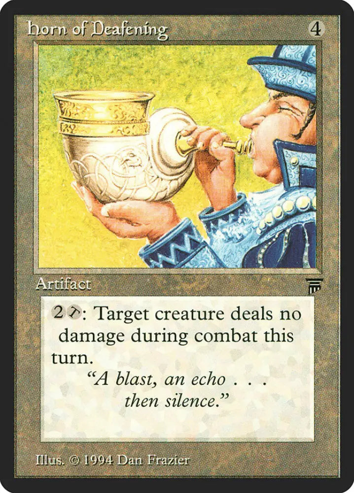 Horn of Deafening [Legends] - MTG Single