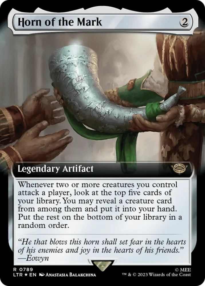 Horn of the Mark (Extended Art) (Surge Foil) [The Lord of the Rings: Tales of Middle-Earth] - MTG Single